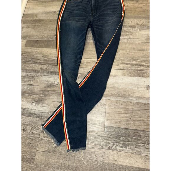 Women's Abercrombie & Fitch High Rise Ankle Skinny Jeans - Picture 3 of 5